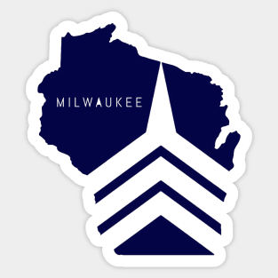 Wisconsin Chevron Sticker